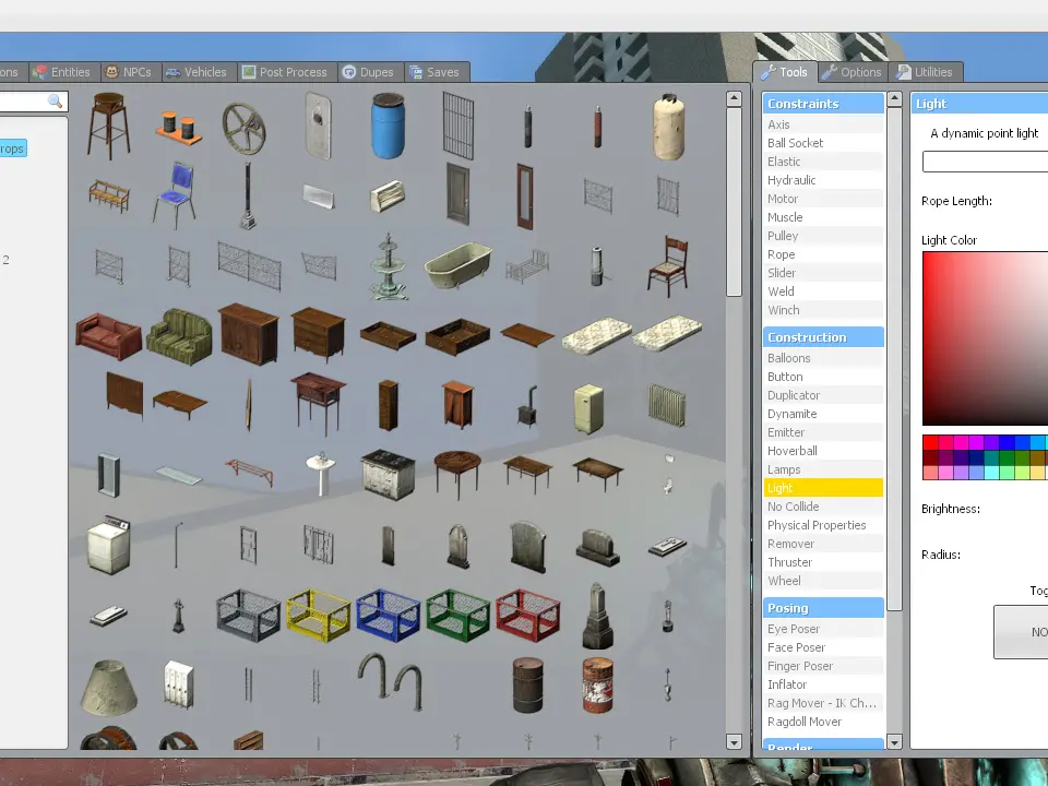Building & Contraption Creation