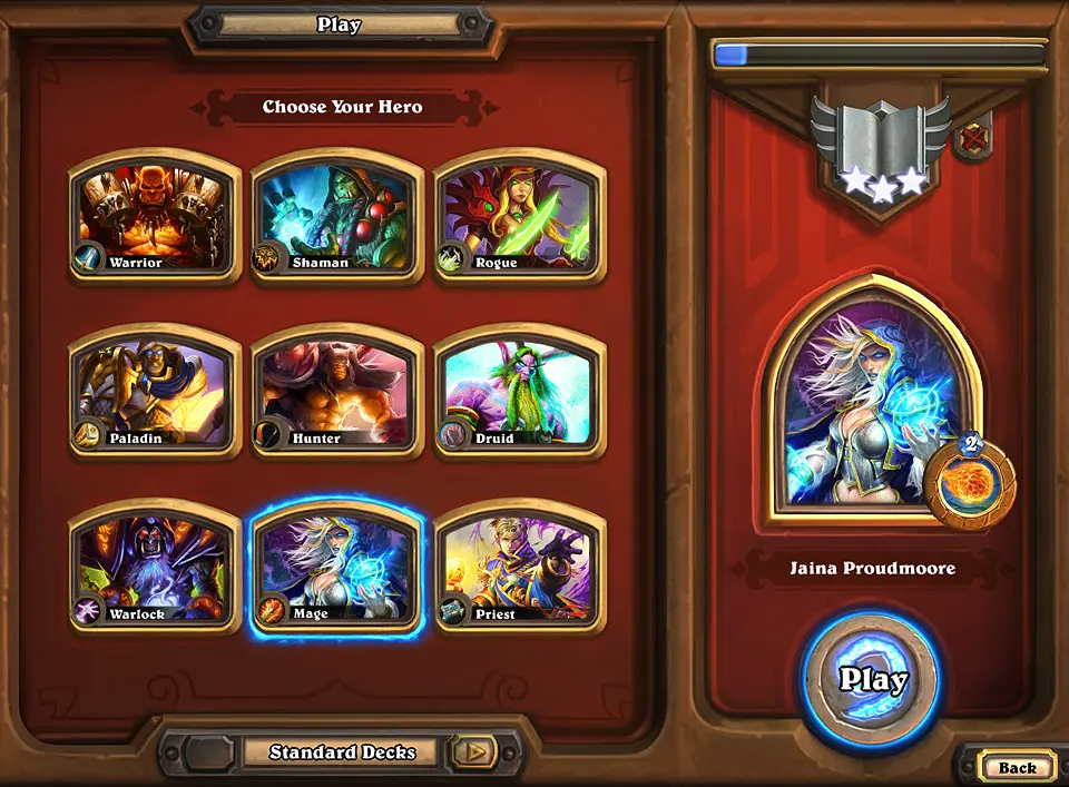 Card Backs and Hero Skins