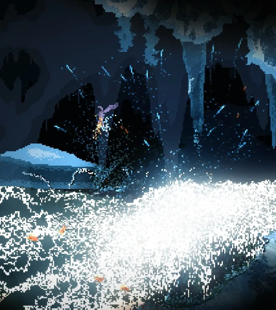 Fungal Caverns - Noita screenshot