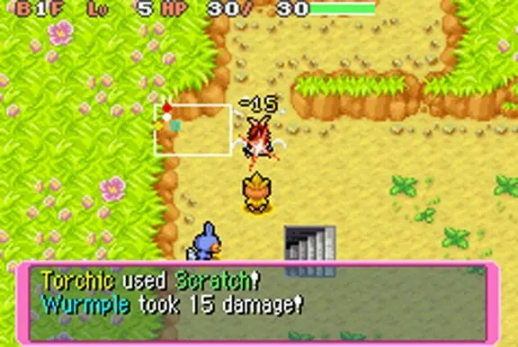 Moltres (Mt. Blaze Peak) - Pokémon Mystery Dungeon: Red Rescue Team screenshot