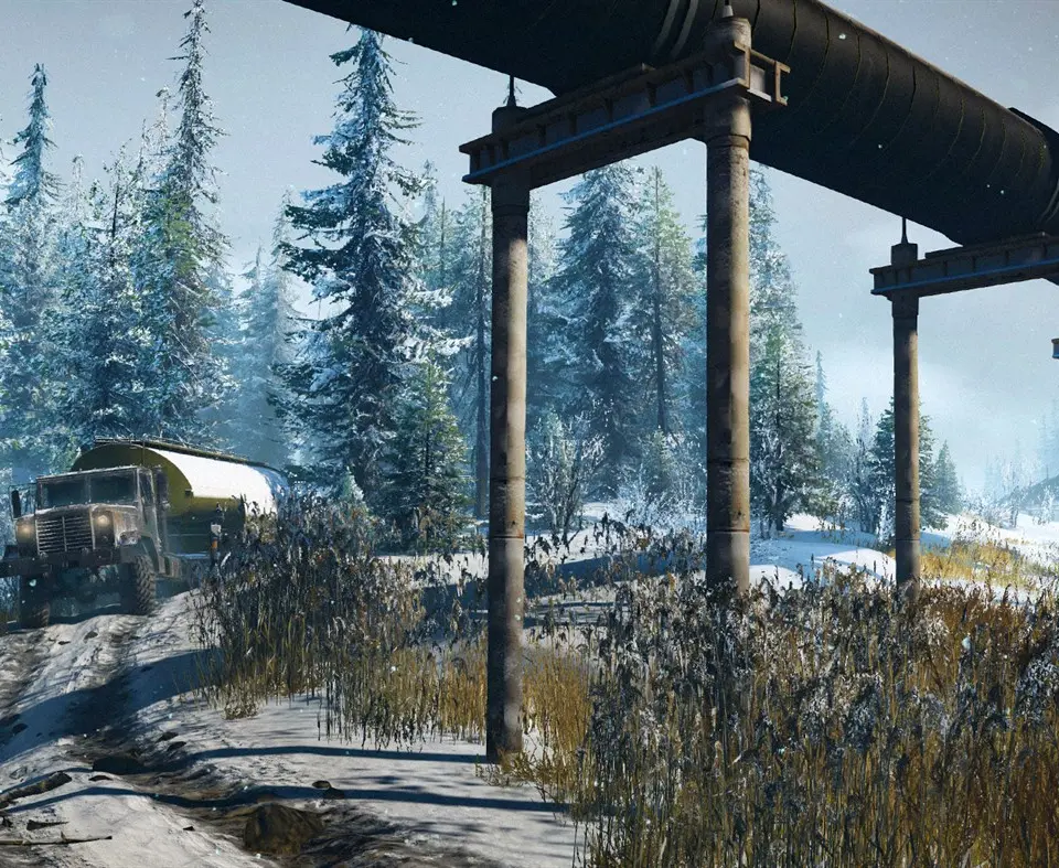 Bridge Repair - SnowRunner screenshot