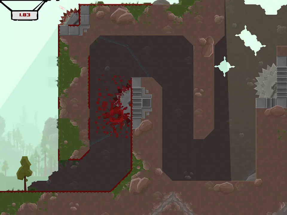 Finding Warp Zones - Super Meat Boy screenshot
