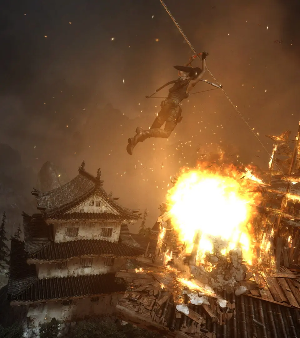 Shantytown - Tomb Raider (2013) screenshot