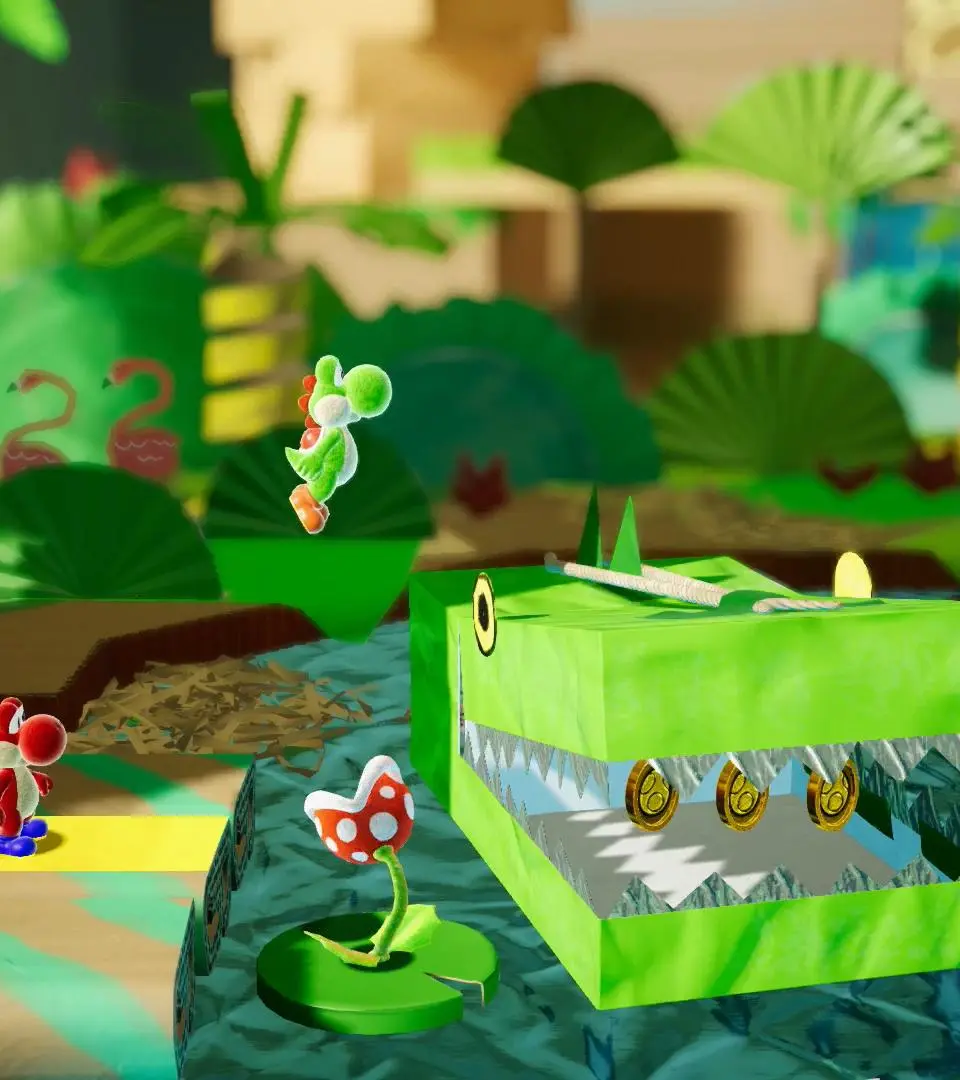 Shadowville - Yoshi's Crafted World screenshot
