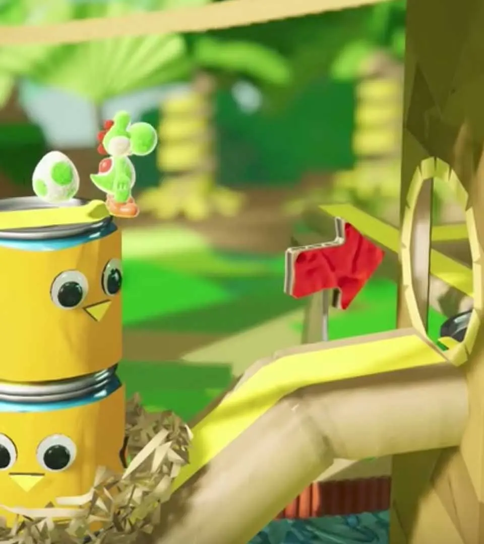 The Great King's Castle - Yoshi's Crafted World screenshot